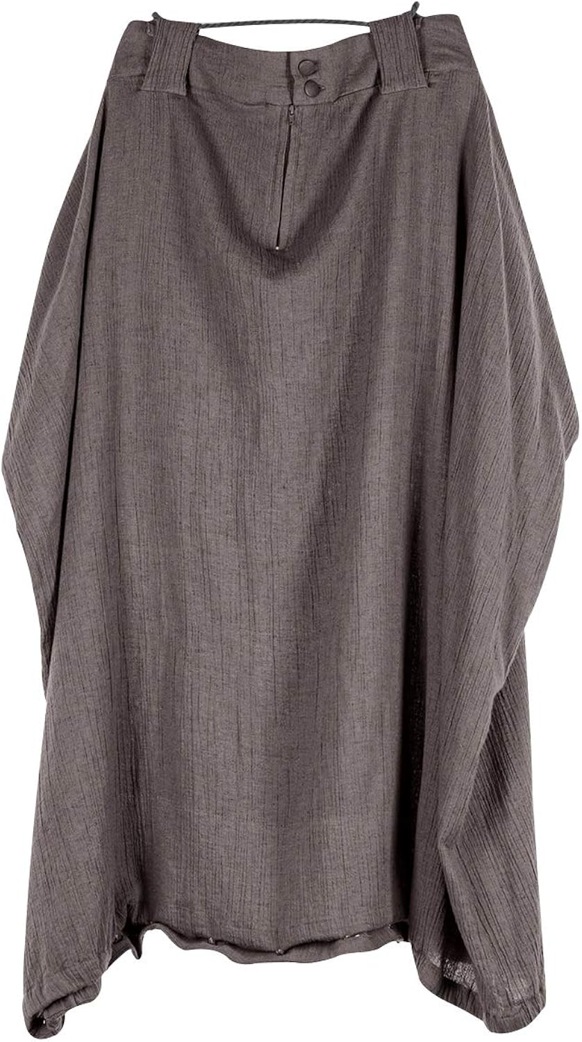 Women's Vintage Linen Cotton Harem Pants Baggy Bohemian Wide Leg Pants: Clothing