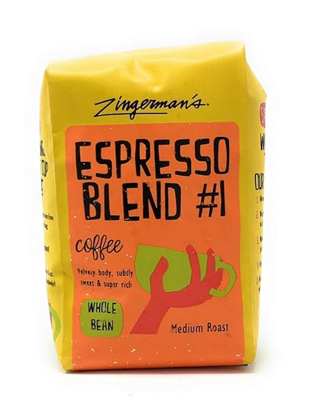 ZINGERMANS COFFEE COMPANY ESPRESSO BLEND #1, 12 OZ