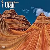Utah, Wild & Scenic 2018 12 x 12 Inch Monthly Square Wall Calendar, USA United States of America Roc by 