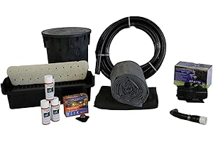HALF OFF PONDS Simply Waterfalls 6100 Waterfall Kit with 10' x 25' EPDM Liner and 6,100 GPH Pump - PLAN4