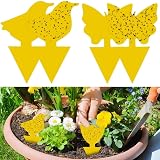 SHATCHI 90 Pcs Fruit Fly Traps Double Sided Sticky Fly Catcher Yellow view 6