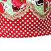 Sunny Fashion KM43 Girls Dress Cartoon Polka Dot Bow Tie Strawberry Size 6