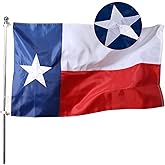 Texas Flag 3x5 FT – Heavy Duty Outdoor & Indoor, Fade-Resistant, UV-Protected, Double Stitched, with Brass Grommets