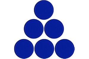 ONE250 3 1/4 inch Air Hockey Pucks, Full Size Goal Packs Replacement Accessories for Game Tables (6 Pcs)