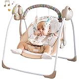 Baby Electric Soothing Swing, Baby Portable Swing with Intelligent Music Vibration Box,Comfort Rocking Chair Load Resistance: