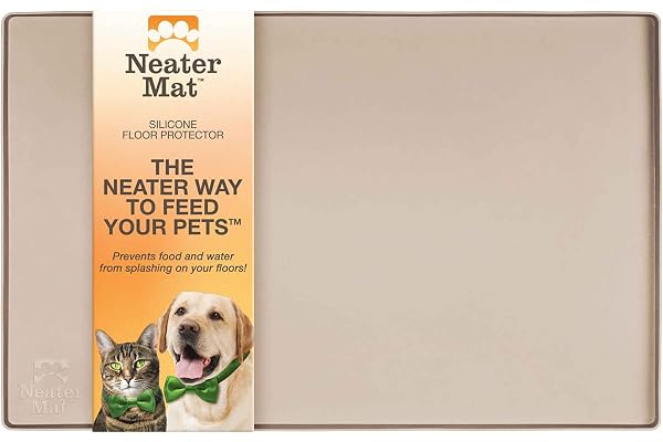 Neater Pet Brands Neater Mat Pet Mats for Food and Water, Dog Bowl Mat Waterproof Silicone, Pet Mat for Dog or Cat, Dog Food