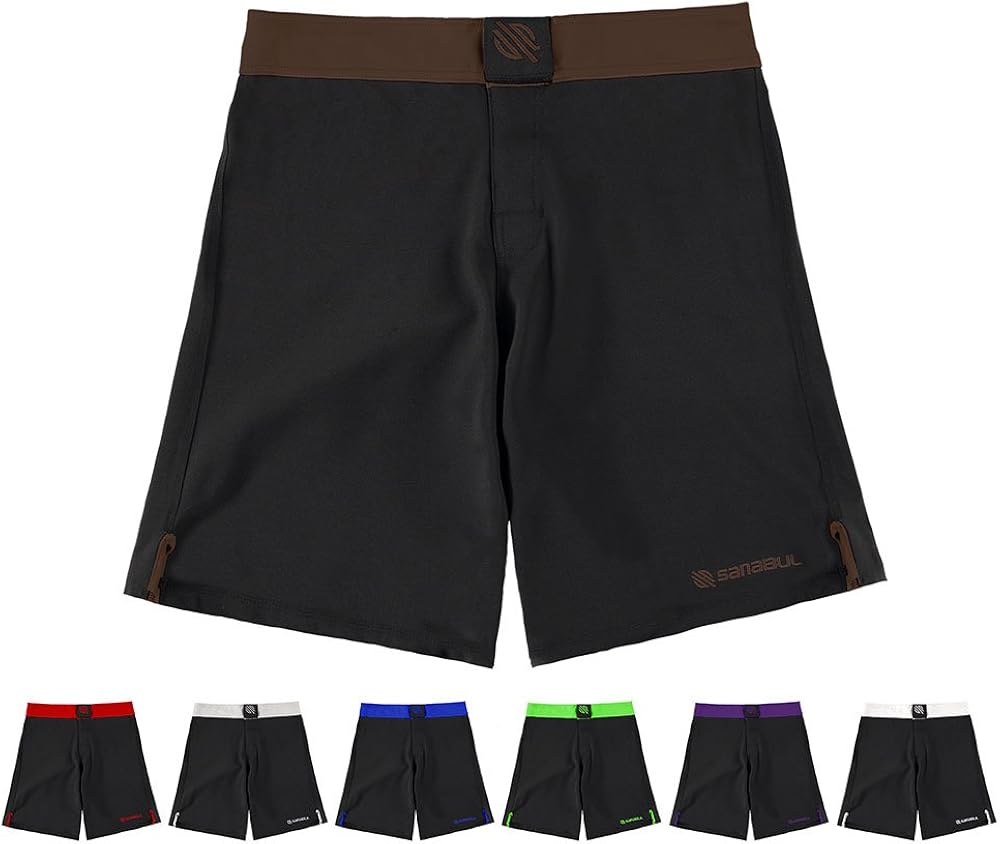 Sanabul Essential MMA BJJ Cross Training Workout Shorts: Clothing