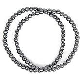 SM Stainless Steel Gold Silver Rose Gold Beaded Ball Bracelets Set for Women Stretchable Elastic Bracelet