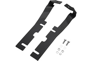 ARISELIFT Headlight Hood Mount Bracket Carbon Steel Ditch Light Bracket for Dodge for Ram 1500 2019-2024 with 2 Bolts 2 Nuts 