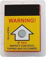 Pawleso Tilt Indicators Pack 10 Tamper Proof Warning Stickers for Tip Sensitive view 4