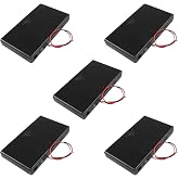 Aobao 5pcs 8 x 12V AA Battery Holder Case Box with ON/Off Switch and Leads Wire Cover