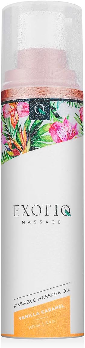 Exotiq Kissable Massage Oil - Vanilla Caramel, 100ml, Transparent, 100 ml (Pack of 1) - Image 5