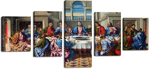 Amazon Com The Last Supper Wall Art Picture For Living Room