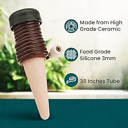 Blumat Classic Plant Watering Stakes with Adapters