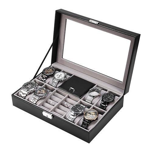 Watch Box Watch Display Case Multi-Functional Watch Display Case Ring Jewelry St