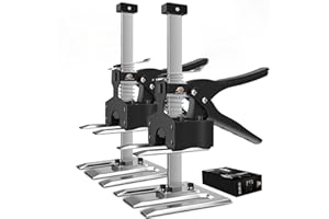 Labor Saving Arm Jack 2 Pack, Construction Jack & Wall Tile Locator. for Door Panel Lifting and Cabinet Installation, max Lif