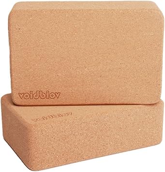 voidbiov Cork Yoga Block Set 9