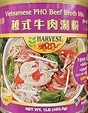 16oz Harvest Vietnamese Pho Beef Broth Mix, No MSG Added, Gluten Free, Pack of 1
