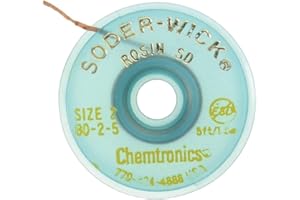 BEST PRICE SQUARE Chemtronics 80-2-5 Soder-Wick Rosin SD Desoldering Braid