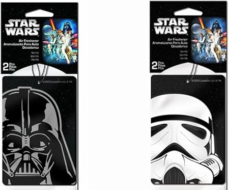 Amazon スターウォーズ ダースベイダーとストームトルーパー エアフレッシュナー 各スタイル2個 合計4個 車用芳香剤 車 バイク