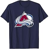 Colorado Avalanche Icon T-Shirt - NHL Officially Licensed, Unisex-Adults, Blue, Small, Short Sleeve, Classic Fit