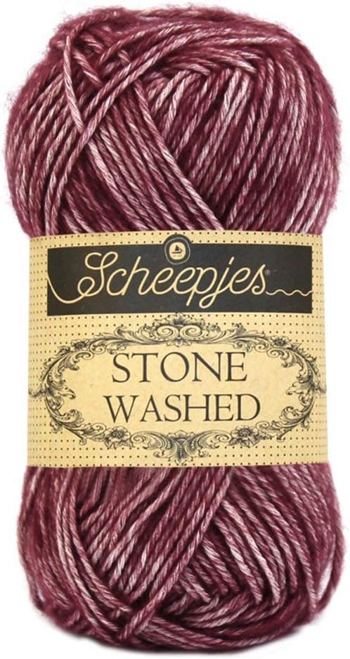 ScheepjesScheepjes Stone Washed 810 Garnet Yarn - 1x50g