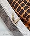 NTBAY 5 Pieces Reversible Fashionable and Simple Geometric Pattern Printed Microfiber Duvet Cover Set with Hidden Zipper, Soft & Breathable (Queen,Brown)