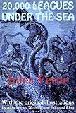 Front cover for the book 20,000 Leagues Under the Sea by Jules Verne