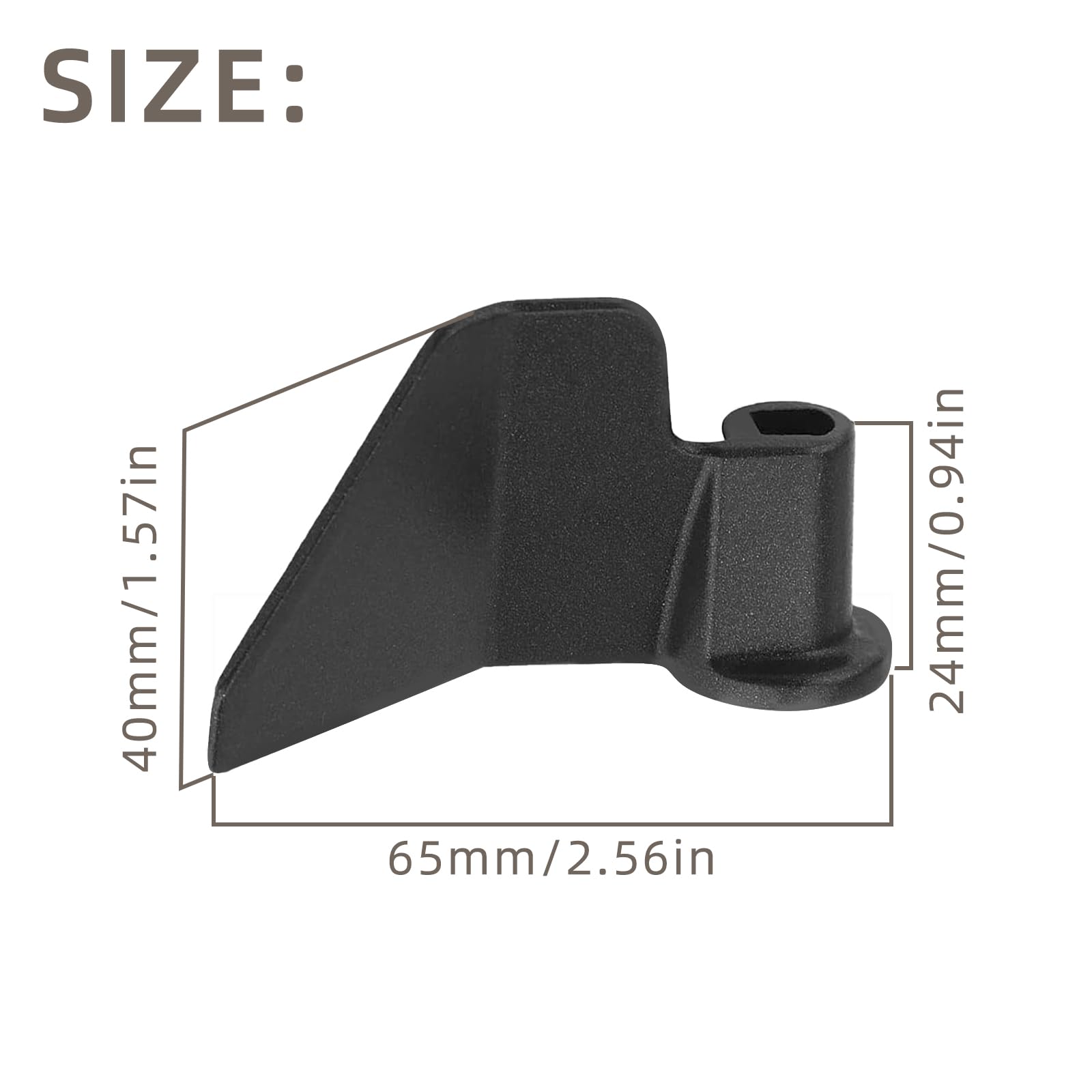 Bread Maker Kneading Paddle, Stainless Steel Breadmaker Paddle Blade Replacement Parts for Home Kitchen, Non Stick Mixing Paddle Fit for Most Breadmaker Machine Kneading Paddle