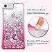 Ruky for iPhone 6 6S 7 8 Case, iPhone SE 2020 Case, Glitter Gradient Quicksand Series Bling Liquid Floating TPU Bumper Cushion Protective Women Phone Case for iPhone SE 2022 4.7
