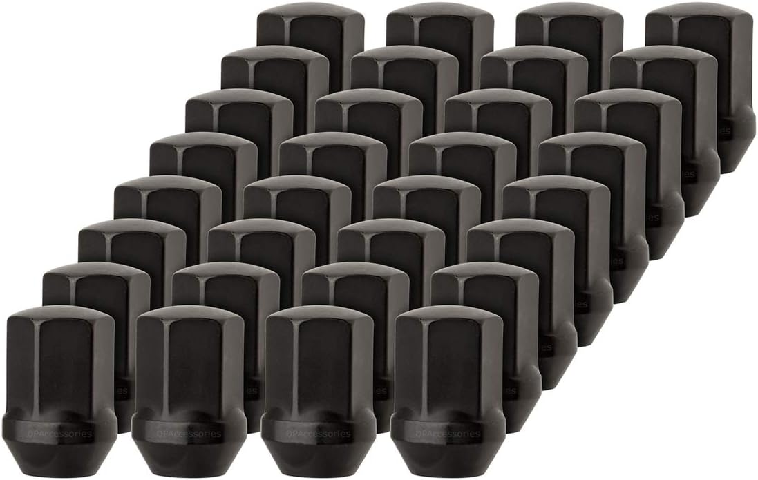 DPAccessories LCB3D8HEOBK04020 20 Black Lug Nuts for Chrysler 300 Dodge Charger Challenger - Replaces 6509422AA Wheel Lug Nut: Automotive