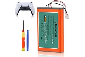 Hisewen PS5 Controller Battery Replacement, 3980mAh LIP1708 PS5 Battery for Sony PlayStation 5 PS5 DualSense CFI-ZCT1W Wireless Controller