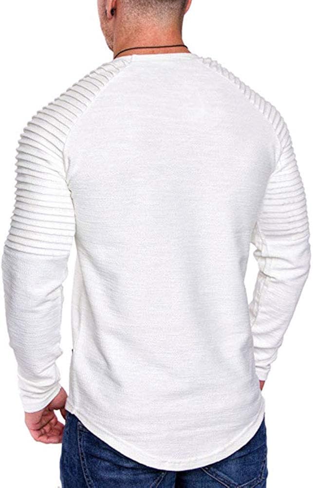 lexiart Mens Fashion Athletic Hoodie Shirts Casual Sport Pullover Solid Color Sweatshirt: Clothing