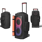 Speaker Dust Cover Compatible with JBL PartyBox 310/ PartyBox Stage 320 Portable Speaker, Protective Sleeve Travel Bag with Pockets for Accessories