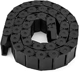 QWORK Black Plastic Cable Drag Chain 15x30mm for CNC Machine Tool Wire Carrier view 6