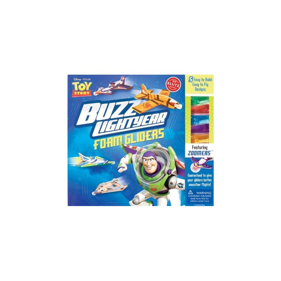 Buzz Lightyear Foam Gliders (Disney Pixar Toy Story) Simple to build on