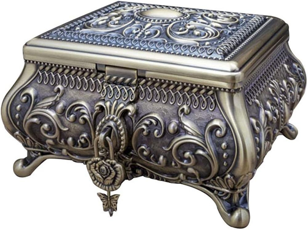 trinket box,Metal creative Europeanstyle retro multilayer large