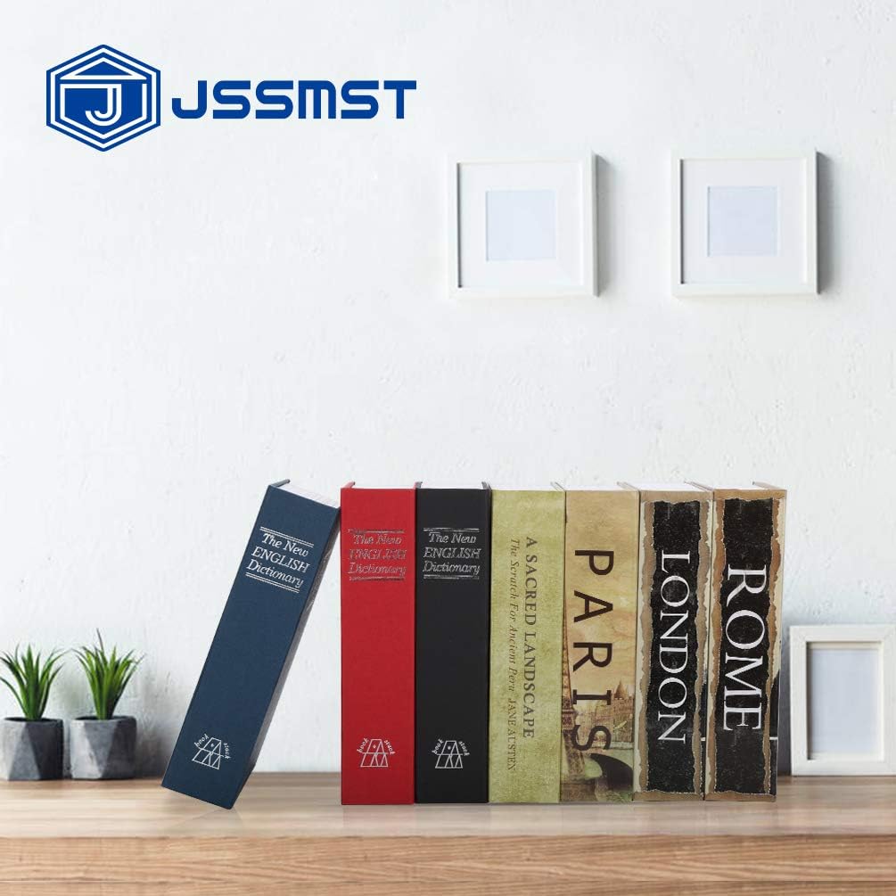 Jssmst Diversion Book Safe with Key Lock, Secrect Hidden Safe Lock Box Large 2019, SM-BS019LN London Bridge: Office Products