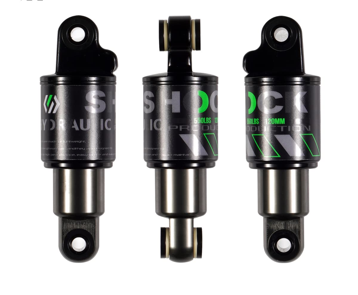 Photo 1 of Chooee Mountain Bike Rear Shock absorber 120mm/125mm/150mm/165mm/185mm/190mm/200mm Bicycle Rear Suspension Shock Absorber 120mmx550lbs
