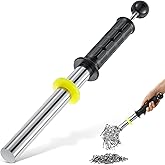 Gulfmew Magnetic Pickup Tool, Magnet Wand with Release Handle, Magnetic Chip Collector for Pickup Nails, Screws and Metal Cuttings &amp; Shavings