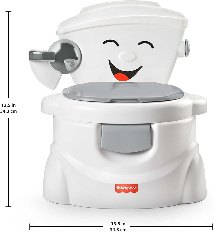 Meine erste Toilette, Töpfchen für Babys, deutsche Version, interaktives Toiletten Training, mit Musik und Geräuschen, Baby Topf, ab 1 Jahr HJC38