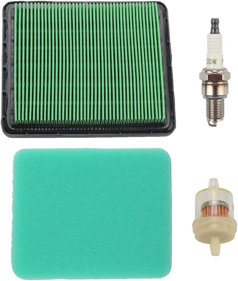 GCV160 17211-ZL8-023 Air Filter for Honda GCV190 GC190 GC160 GX100 GC135 GCV135 Engine Replace 17211-Z8B-901 with Fuel Filter Spark Plug