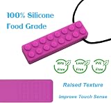 Novelfun Sensory Chew Necklace 5 Pack Silicone Teething Autism SPD Toy view 3