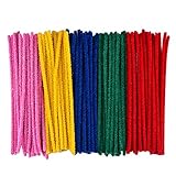 eBoot Pipe Cleaners Chenille Stem for Arts and Crafts (6 x 300 mm, Assorted colors)