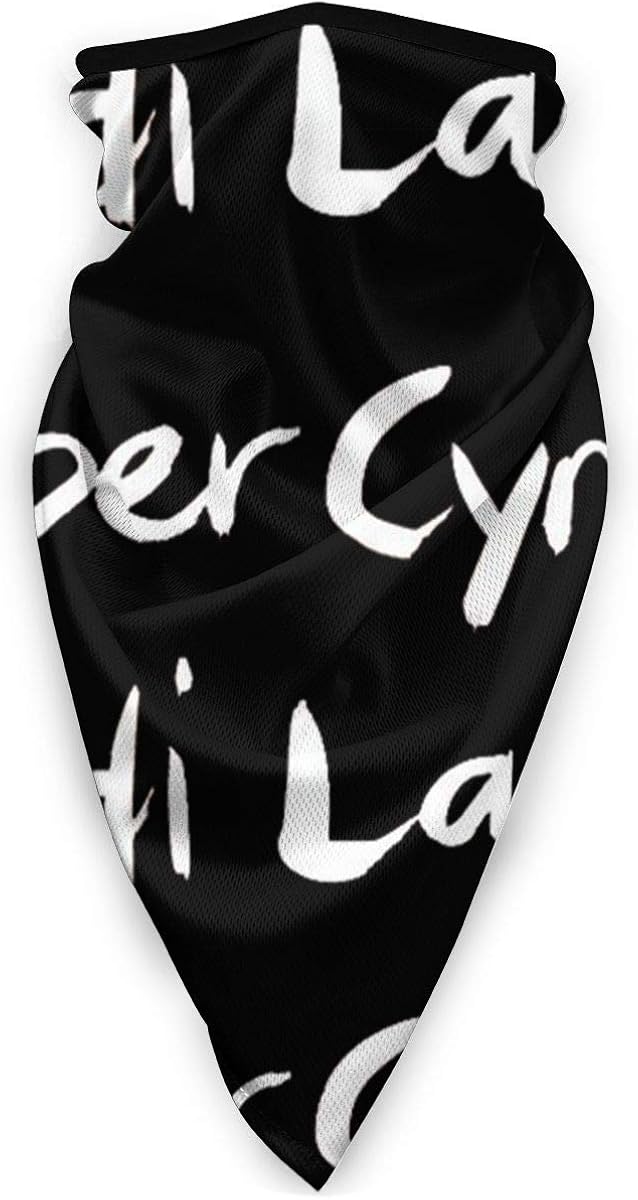 Cyndi Lauper Unisex Warmer Headwear Face Mask Cover Neck Sun Protection Head Scarf