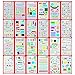OzBSP Bullet Journal Stencil Set Plastic Planner Templates - for Scrapbooking Notebook Journaling Diary Card Letters, DIY Projects, Art Drawing | 24 Unique Premium Quality Stencils | A5 Size 4x7 inch