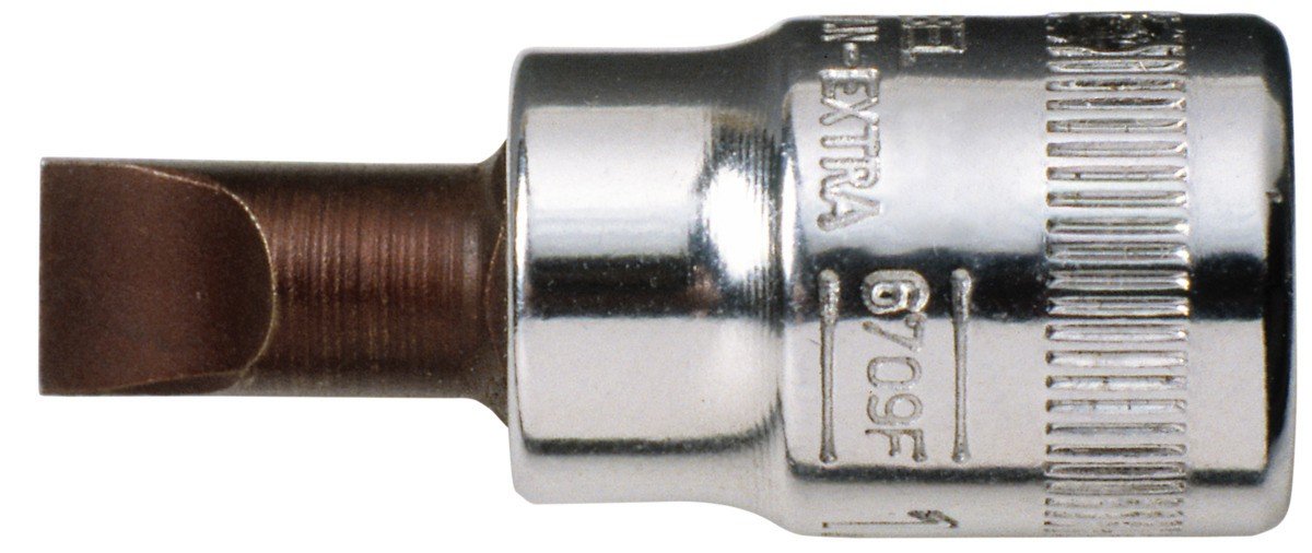 Bahco SB6709F-5.5 1/4-Inch Screwdriver Insert, Silver, 0.8 mm