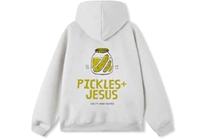 Guiding Cross Women Men Hoodies Oversized Fleece Sweatshirt Fashion Clothing Fall Christian Sweaters Pickles And Jesus