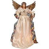 Kurt Adler 14-Inch 10-Light Pride Angel Tree Topper