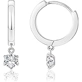 SLUYNZ 925 sterling zilver druppeloorbellen ketting voor vrouwen dames olijf blad inrijger oorbellen kwast bungelen, The earrings total length is 6cm(2.4), Sterling zilver, Zirkonia